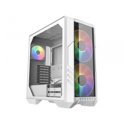 Cooler Master HAF 500 ARGB Mid-Tower Case - White